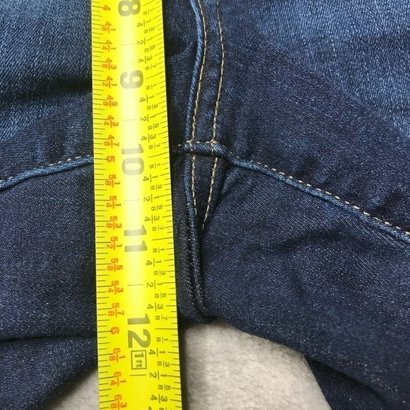 Calvin Klein Jeans Stone Wash Cutoff Bermuda Repreve Stretch Jean Shorts Size 4 - Picture 10 of 13